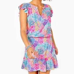 Lilly Pulitzer Ravi Dress Romper - Multi Splashdance